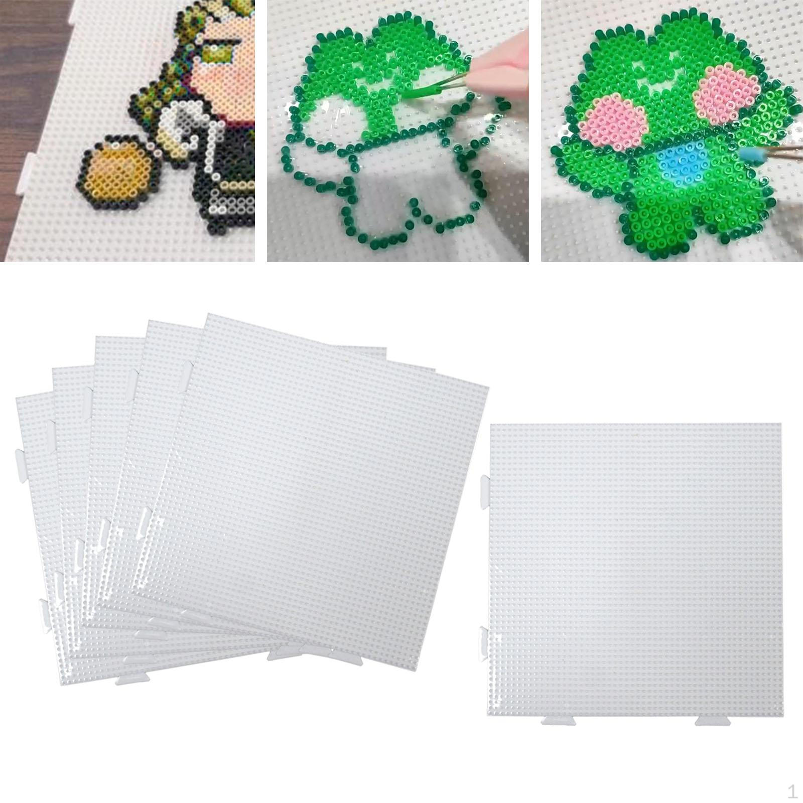 6 Stück Stiftplatten für Bügelperlen, DIY Bastelbedarf, Kunst Stabile Bastelmaterialien Praktisch 2,6 mm Mini von Joom DACH