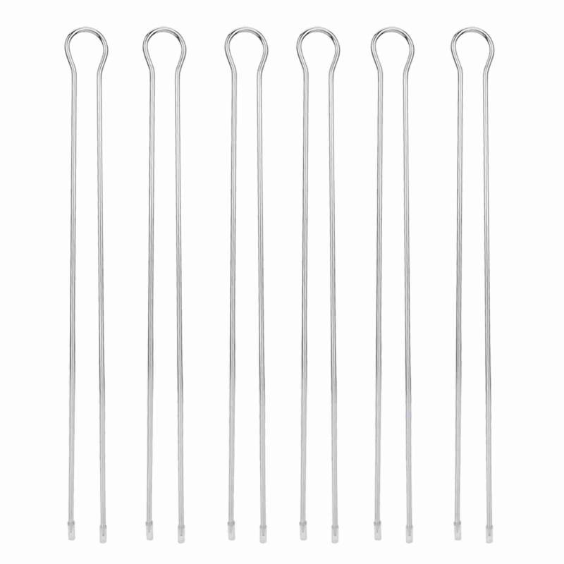 6Pcs Metall BBQ Grillen Gabel Sticks Spieß BBQ Grill Set Outdoor Picknick Camping Grill von Joom DACH