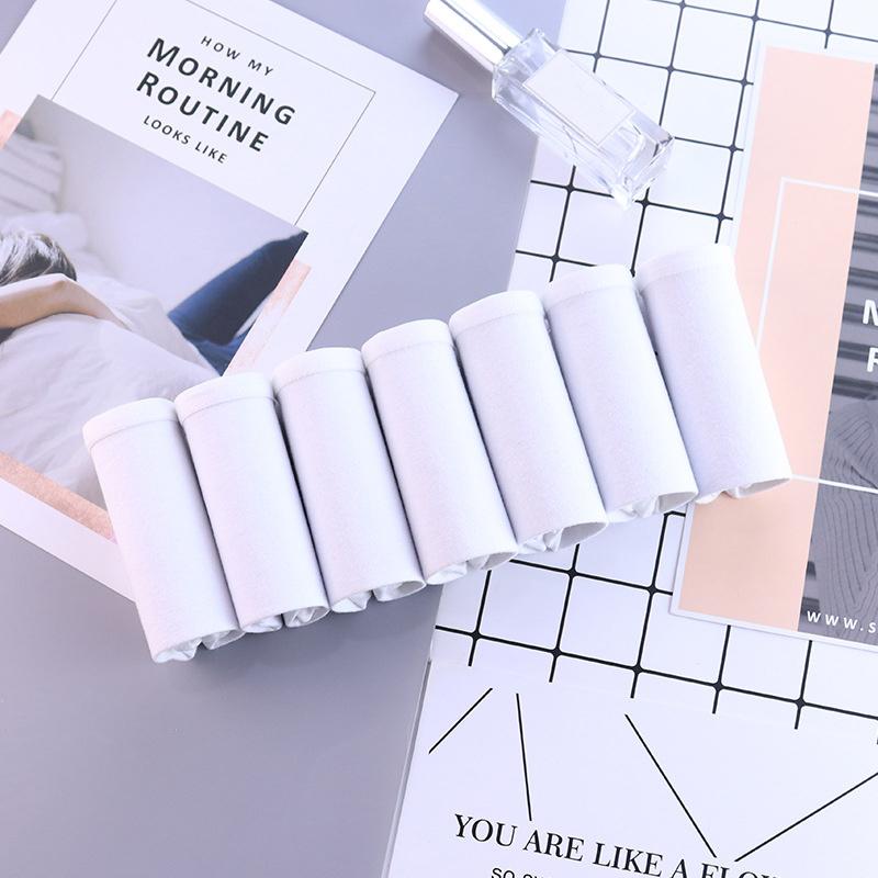 7 Teile/satz Frauen Baumwolle Höschen Einfarbig Unterwäsche Mid Aufstieg Panty Comfor Mädchen Briefs Atmungsaktive Unterhose Weibliche Dessous XXL XXL von Joom DACH