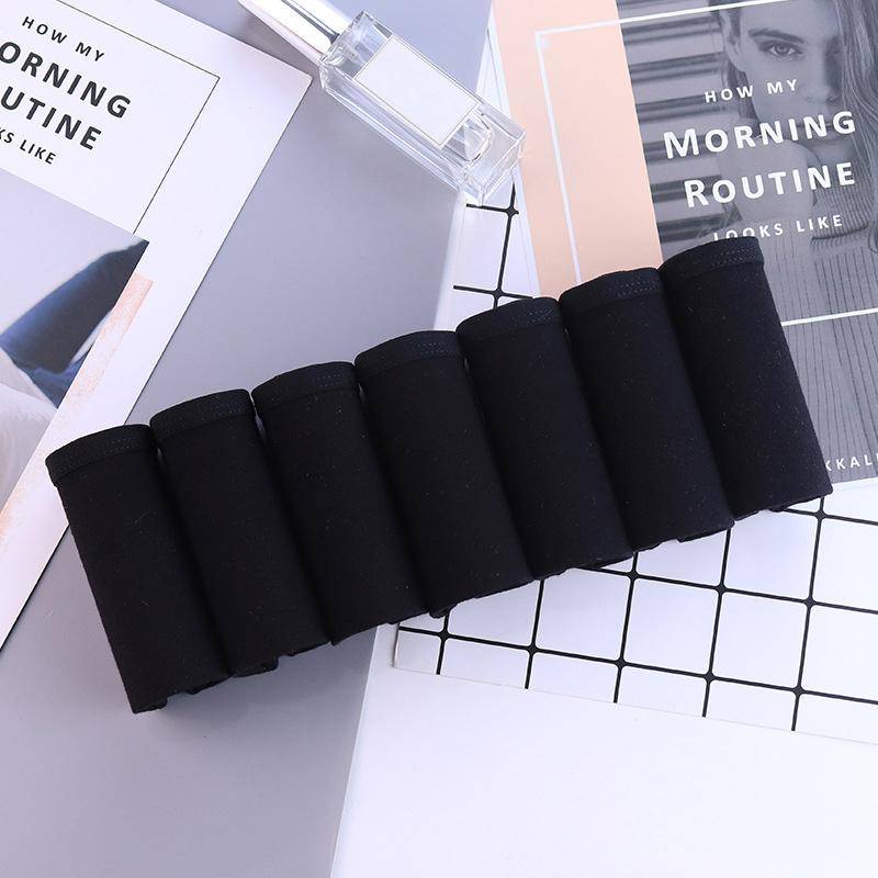 7 Teile/satz Frauen Baumwolle Höschen Einfarbig Unterwäsche Mid Aufstieg Panty Comfor Mädchen Briefs Atmungsaktive Unterhose Weibliche Dessous XXL XXL von Joom DACH