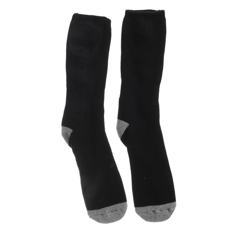 70 ℃ Beheizte Socken Batteriebetriebene elektrische Winter-Wärmeeinlegesohle Herren Damen Thermo-Fußwärmersocken für Outdoor-Skifahren Angeln Motorrad Radfahren no  battery schwarz von Joom DACH