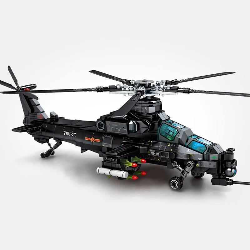704 Stücke Military Air Force Z-10 Flugzeug Bausteine Stadt SWAT Soldaten Bewaffneten Flugzeug Ziegel Spielzeug Kinder Geburtstagsgeschenke von Joom DACH