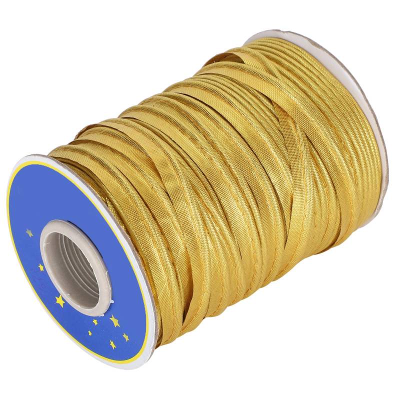 70yd Crafts Einfassband Paspel Schrägband Besätze 1cm Breite zum Nähen Säumen Einfassen SteppenGold gold von Joom DACH