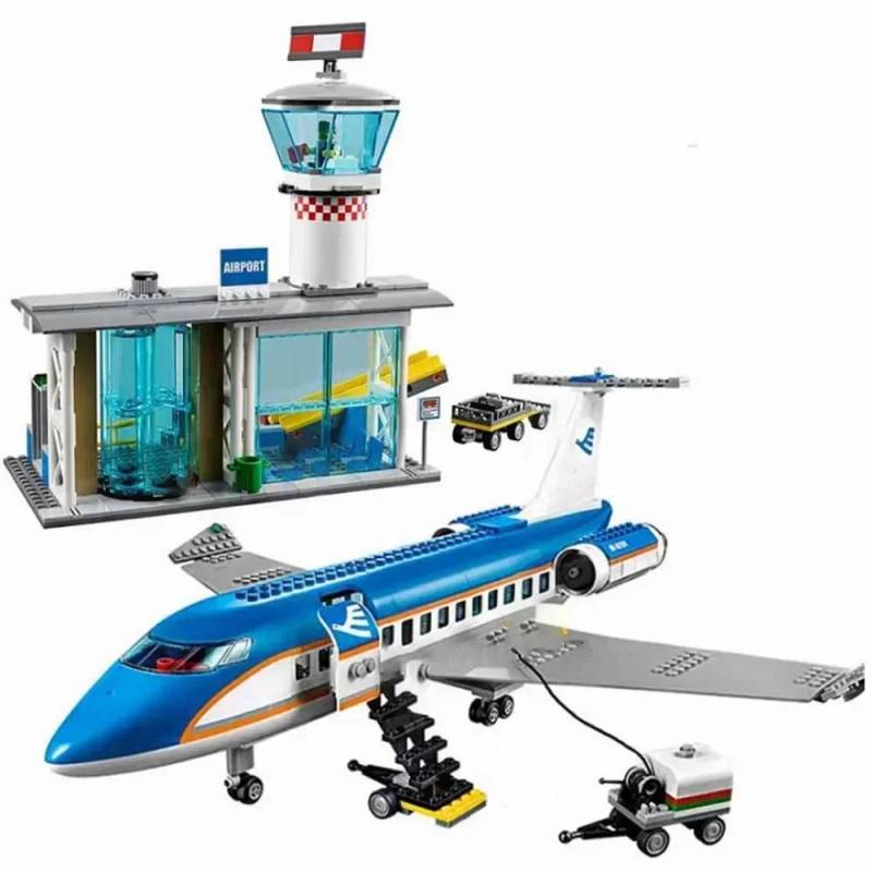718 PCS Bemannte Flughafen Passagier Terminal Flugzeug Bausteine Ziegel Space Shuttle Modell Kompatibel Spielzeug Kinder Geschenke von Joom DACH