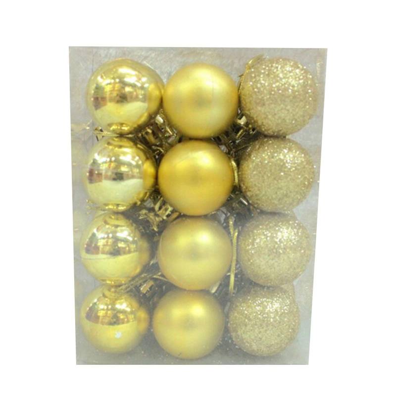 72 Stück Weihnachtskugeln Hängende Dekorative Weihnachtskugeln für Weihnachten Hochzeiten Verlobungen gold von Joom DACH