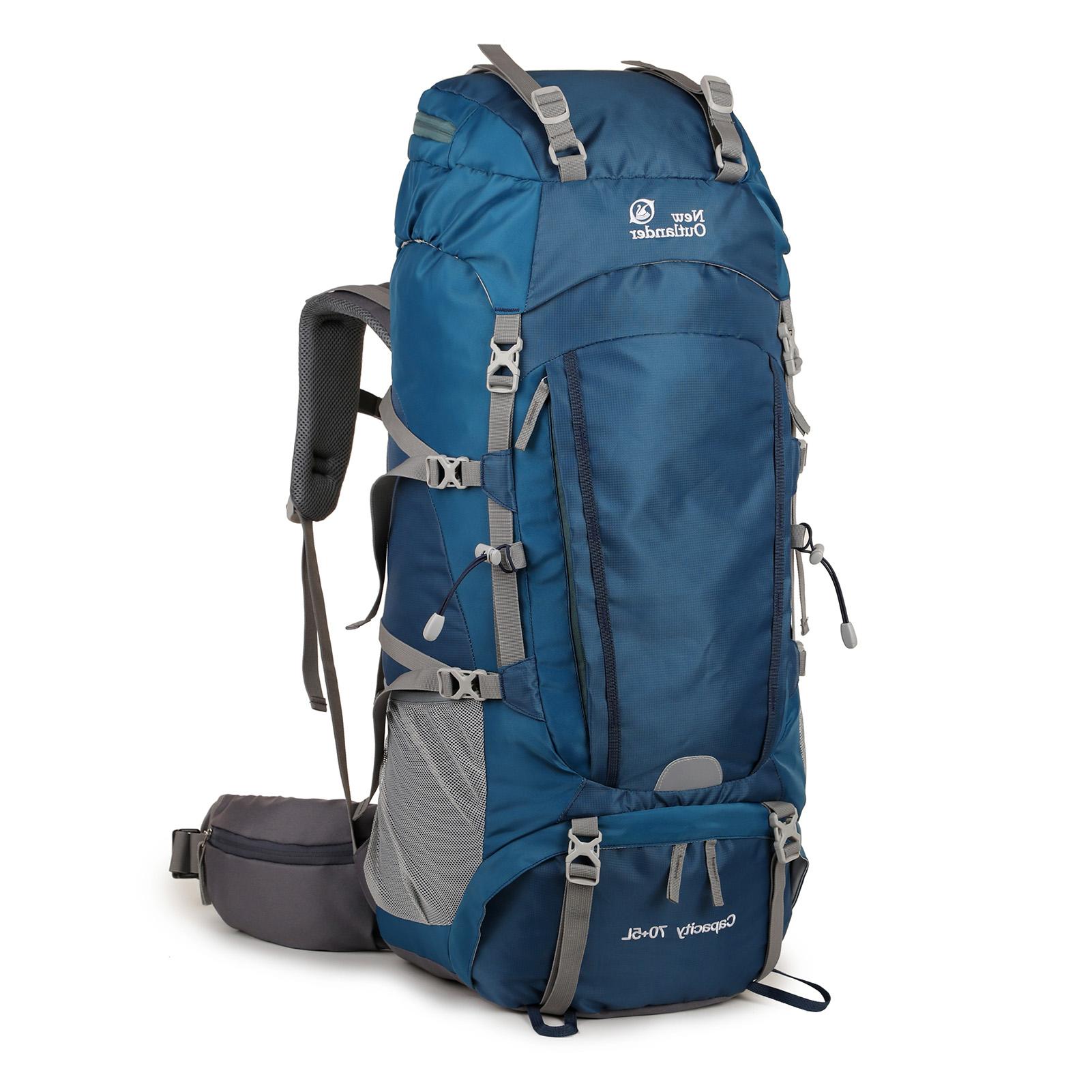 75L Wanderrucksack Große Kapazität Camping Rucksack mit Regenschutz Schuhe Lager von Joom DACH