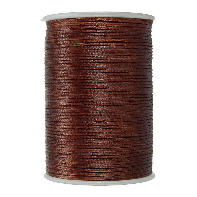 78 m 0,8 mm Nähgarn aus gewachstem Leder für Lederhandwerk, Polsterung, Schuhe, Gepäck von Joom DACH