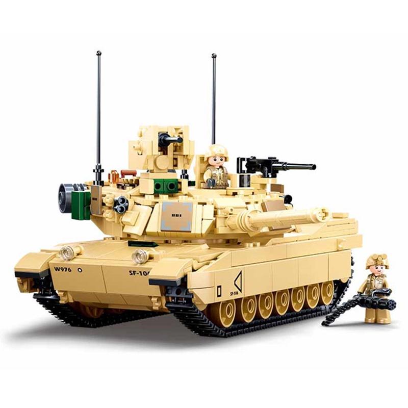 781PCS Armee Tank Modell M1A2 September V2 Abrams Baustein Kinder Ziegel Spielzeug Bau Kits von Joom DACH