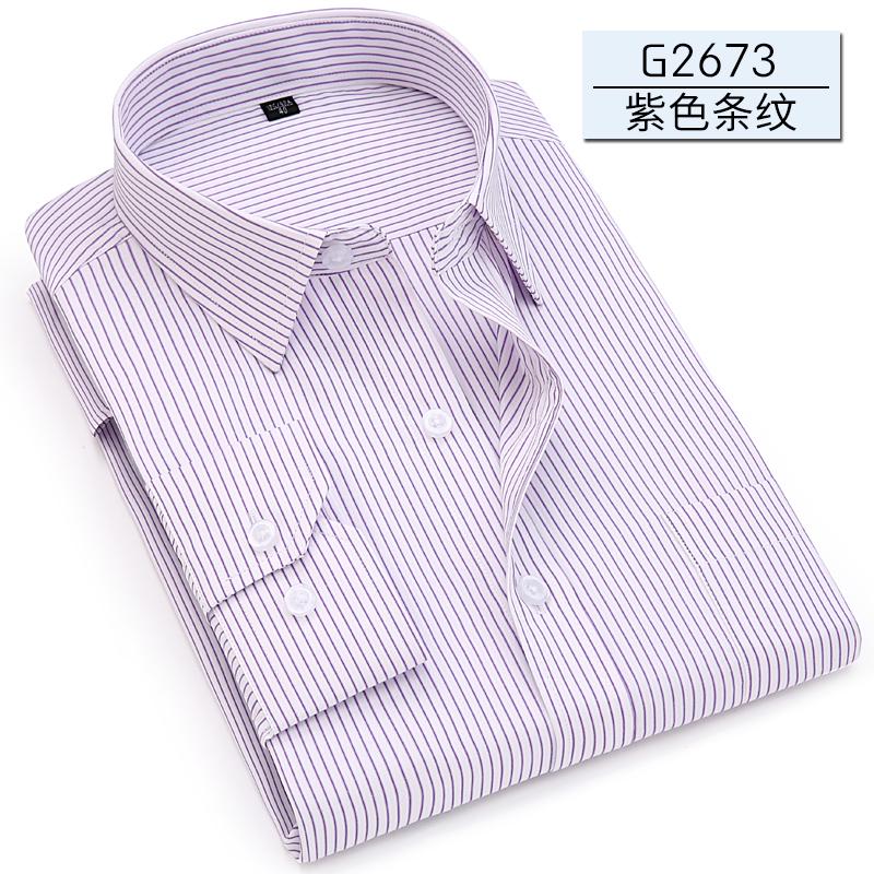 7XL Übergröße Herren Top Qualität Kleiderhemden Langarm Slim Fit Uni Gestreift Business Formal Weißes Hemd Männliche Gesellschaftskleidung 4XL von Joom DACH