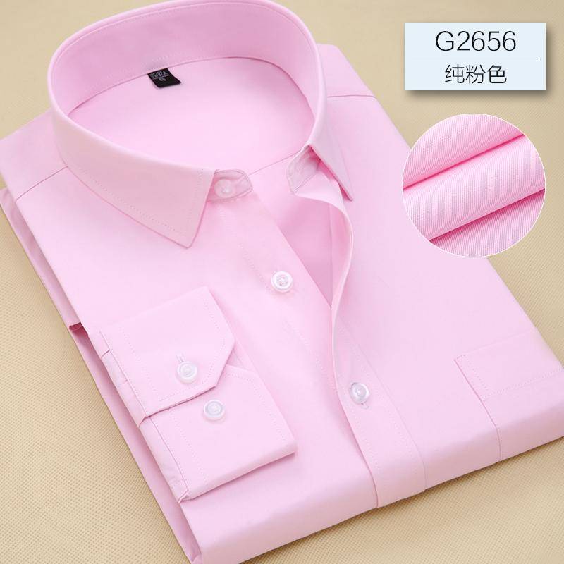 7XL Übergröße Herren Top Qualität Kleiderhemden Langarm Slim Fit Uni Gestreift Business Formal Weißes Hemd Männliche Gesellschaftskleidung 4XL von Joom DACH