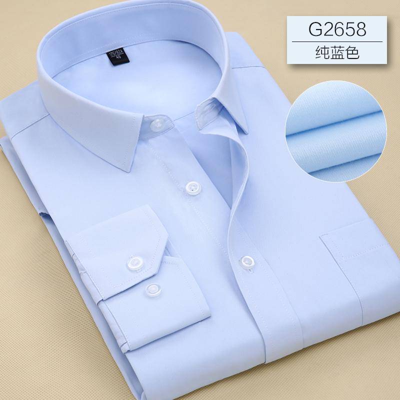 7XL Übergröße Herren Top Qualität Kleiderhemden Langarm Slim Fit Uni Gestreift Business Formal Weißes Hemd Männliche Gesellschaftskleidung 4XL von Joom DACH