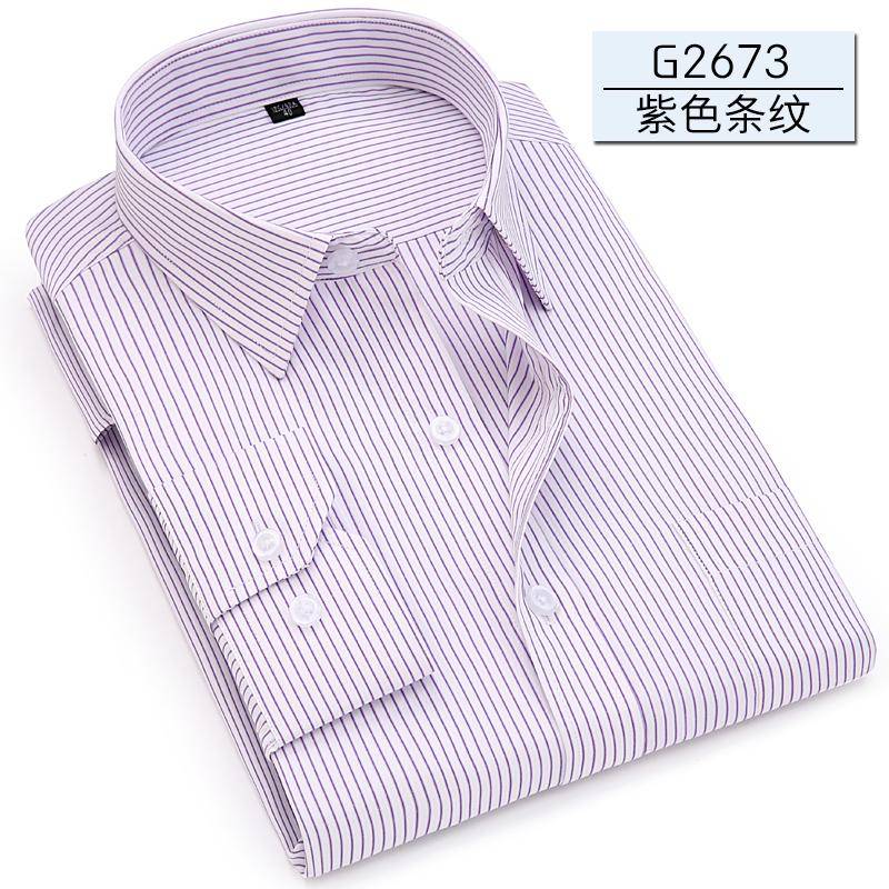 7XL Übergröße Herren Top Qualität Kleiderhemden Langarm Slim Fit Uni Gestreift Business Formal Weißes Hemd Männliche Gesellschaftskleidung 7XL von Joom DACH
