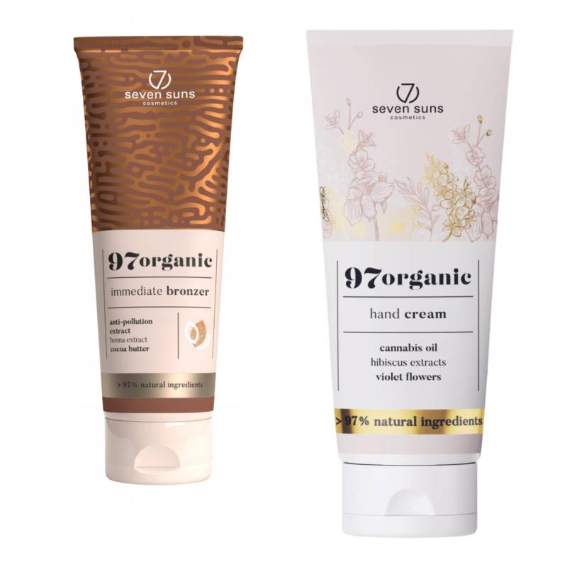 7suns 97organic Natural Instant Bronzer + Handcreme 75ml Gratis von Joom DACH