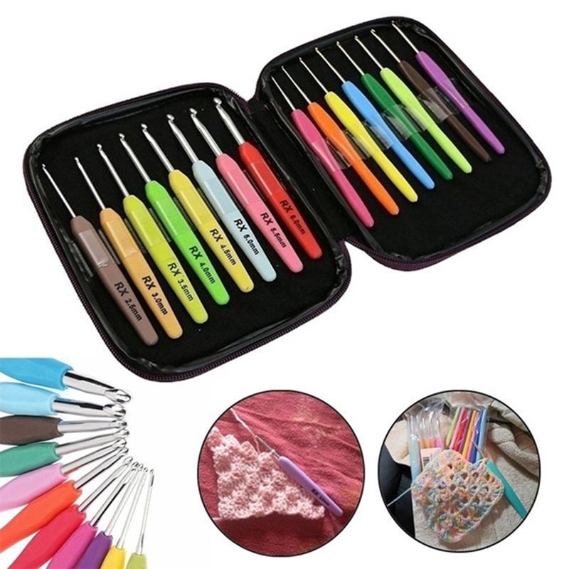8/16 Stück farbige Häkelnadeln Garn Aluminium Stricknadeln Set Tool Kit mit B 8pcs-without box 8/16 Stück farbige Häkelnadeln Garn Aluminium Stricknadeln Set Tool Kit mit B 8pcs-without box von Joom DACH