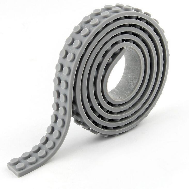 8 Farben 92 cm weiches Klebeband Kinderspielzeug Bausteine ​​Streifen kompatibel mit Lego Kleine Partikel DIY-Spielzeug Freier Schnitt von Joom DACH