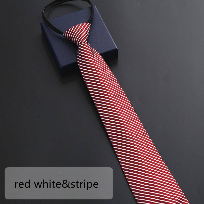 8 Farben Herren Business Krawatte Print Reißverschluss Krawatte Bräutigam Hochzeit Streifen Krawatte Mode Krawatten von Joom DACH