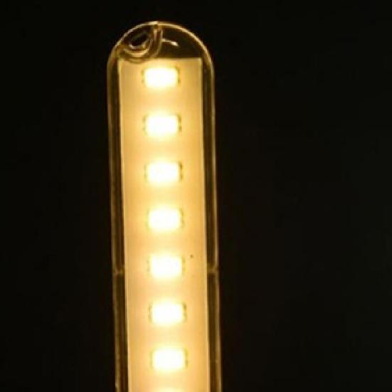 8-LED Mini tragbare USB-Lampe Outdoor Camping Mobile Power Computer Nachtlicht 2pcs 8LED warm weiße von Joom DACH