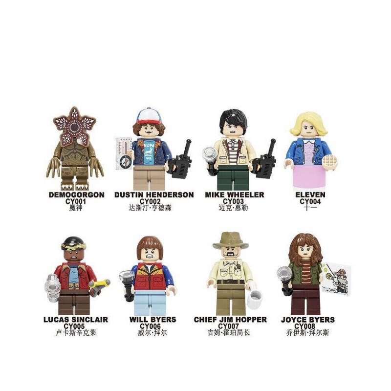 8 STÜCKE Stranger Things Minifiguren Bausteine Spielzeug Kompatibel mit Lego Sammlerstück Dekor Geschenk von Joom DACH