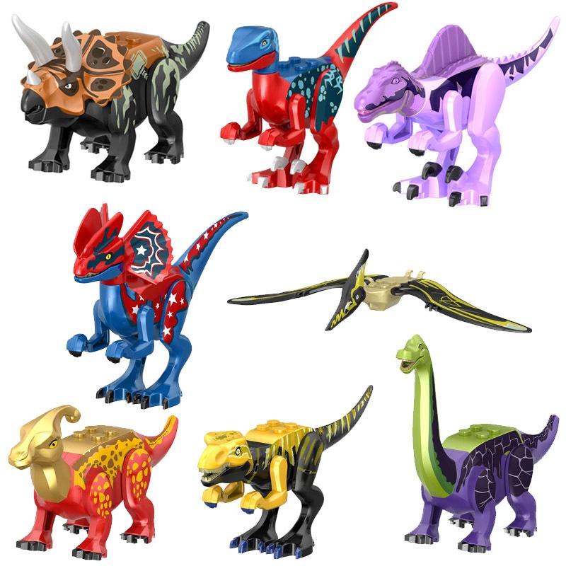 8 Stil Dinosaurier Bausteine Spielzeug Ziegel Figuren Spielzeug Kinder Geburtstag Weihnachtsgeschenk 1SET von Joom DACH
