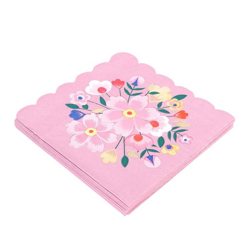 8 Stück 24,5x24,5cm Schöne Einweg-Serviette Tissue-Papier Geschirr für Party Hochzeit von Joom DACH