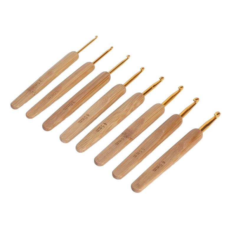 8 Stück Häkelnadel Set 2,5 mm bis 6,0 mm Bambusgriff Häkelnadel Set für Dreadlock Untersetzer Schal 8 Stück Häkelnadel Set 2,5 mm bis 6,0 mm Bambusgriff Häkelnadel Set für Dreadlock Untersetzer Schal von Joom DACH