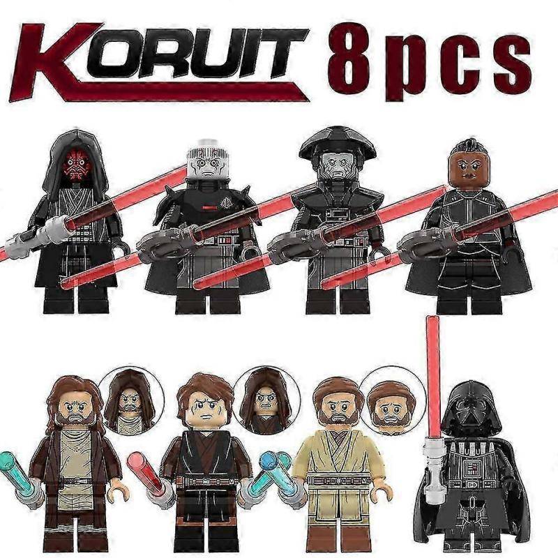 8 Stück Star Wars Serie Figur Zusammengebauter Mini Baustein Actionfiguren Spielzeug für Kinder Geschenk von Joom DACH