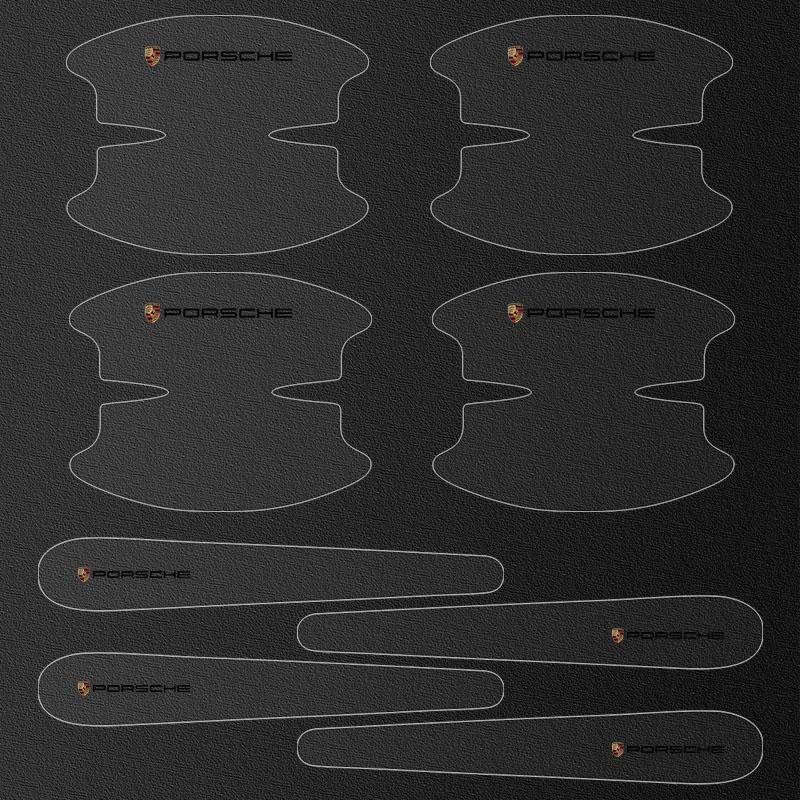 8 Stück Transparente Auto Türgriff Schale Kratzschutz Aufkleber Für Porsche 911 918Spyder 928 944 968 Boxster Cayenne Macan Panamera von Joom DACH