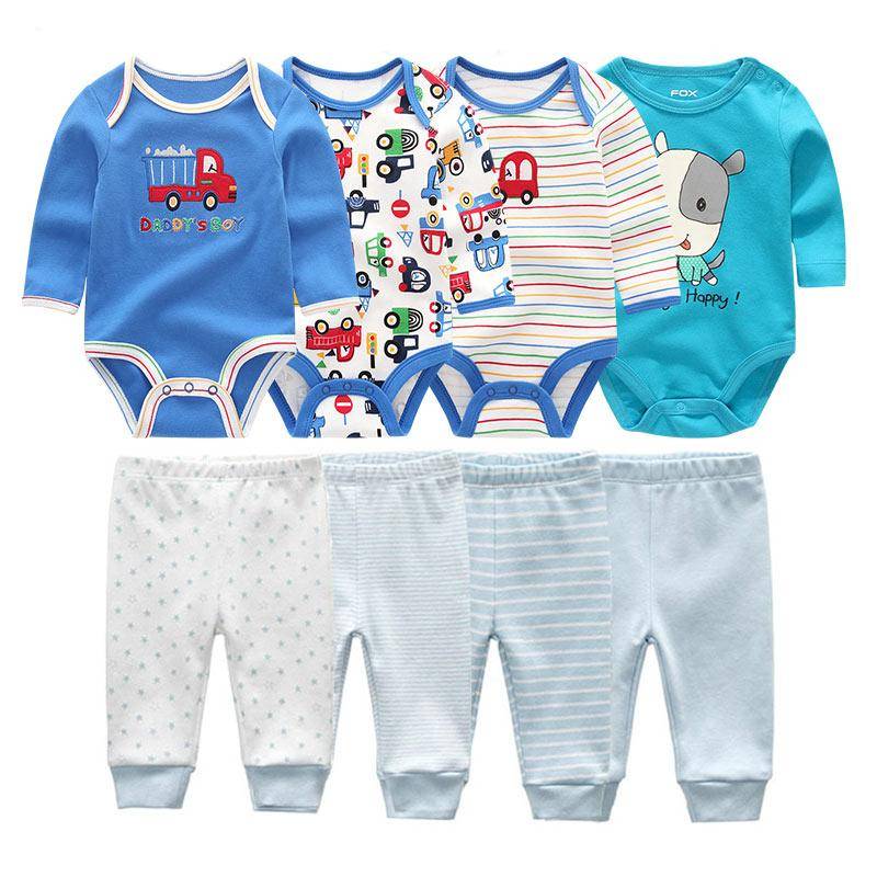 8 Stücke Neugeborenen Baby Jungen Mädchen Kleidung Set Baumwolle Cartoon Print Langarm Body und Hosen Säuglingskleidung Outfits 3-6Months 8 Stücke Neugeborenen Baby Jungen Mädchen Kleidung Set Baumwolle Cartoon Print Langarm Body und Hosen Säuglingskleidung Outfits 3-6Months von Joom DACH