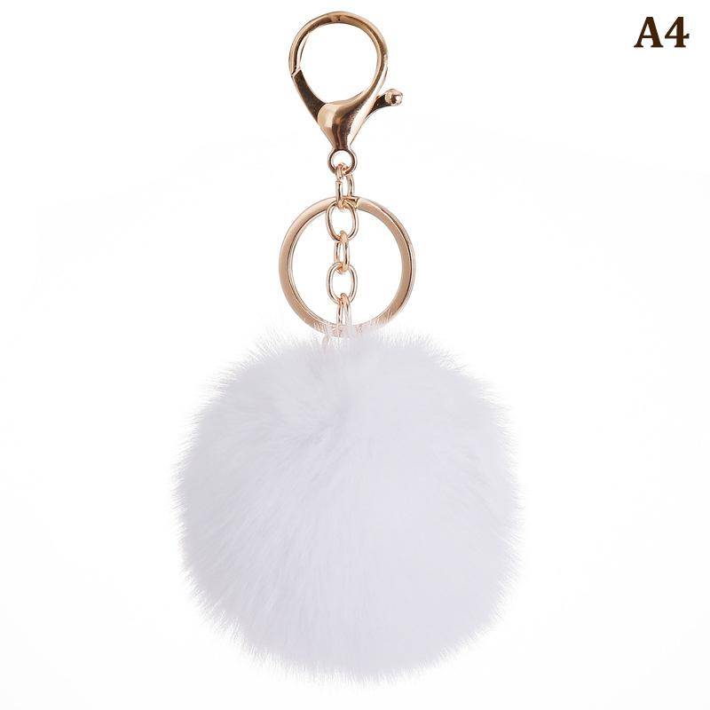 8 cm süßer Schlüsselanhänger mit weichem, flauschigem Fellknäuel, flauschige Schlüsselanhänger, Schmuckstücke, Pom Pom, Schlüsselanhänger, Damen, Taschenanhänger, Schmuck, Schlüsselanhänger von Joom DACH