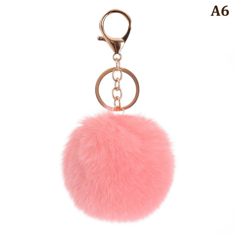 8 cm süßer Schlüsselanhänger mit weichem, flauschigem Fellknäuel, flauschige Schlüsselanhänger, Schmuckstücke, Pom Pom, Schlüsselanhänger, Damen, Taschenanhänger, Schmuck, Schlüsselanhänger von Joom DACH
