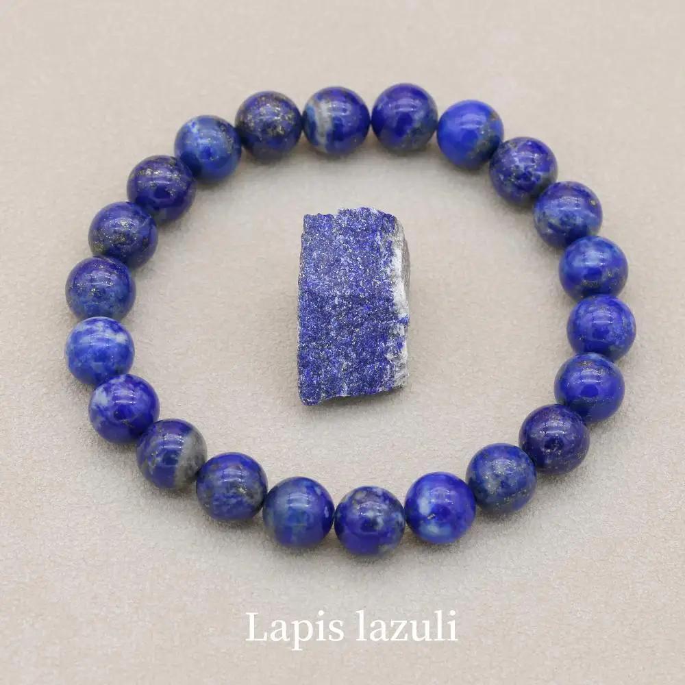 8 mm Naturstein-Türkis-Perlenarmband, Lava-Tigerauge, Chakra-Strang-Armband, Modeschmuck für Damen und Herren von Joom DACH