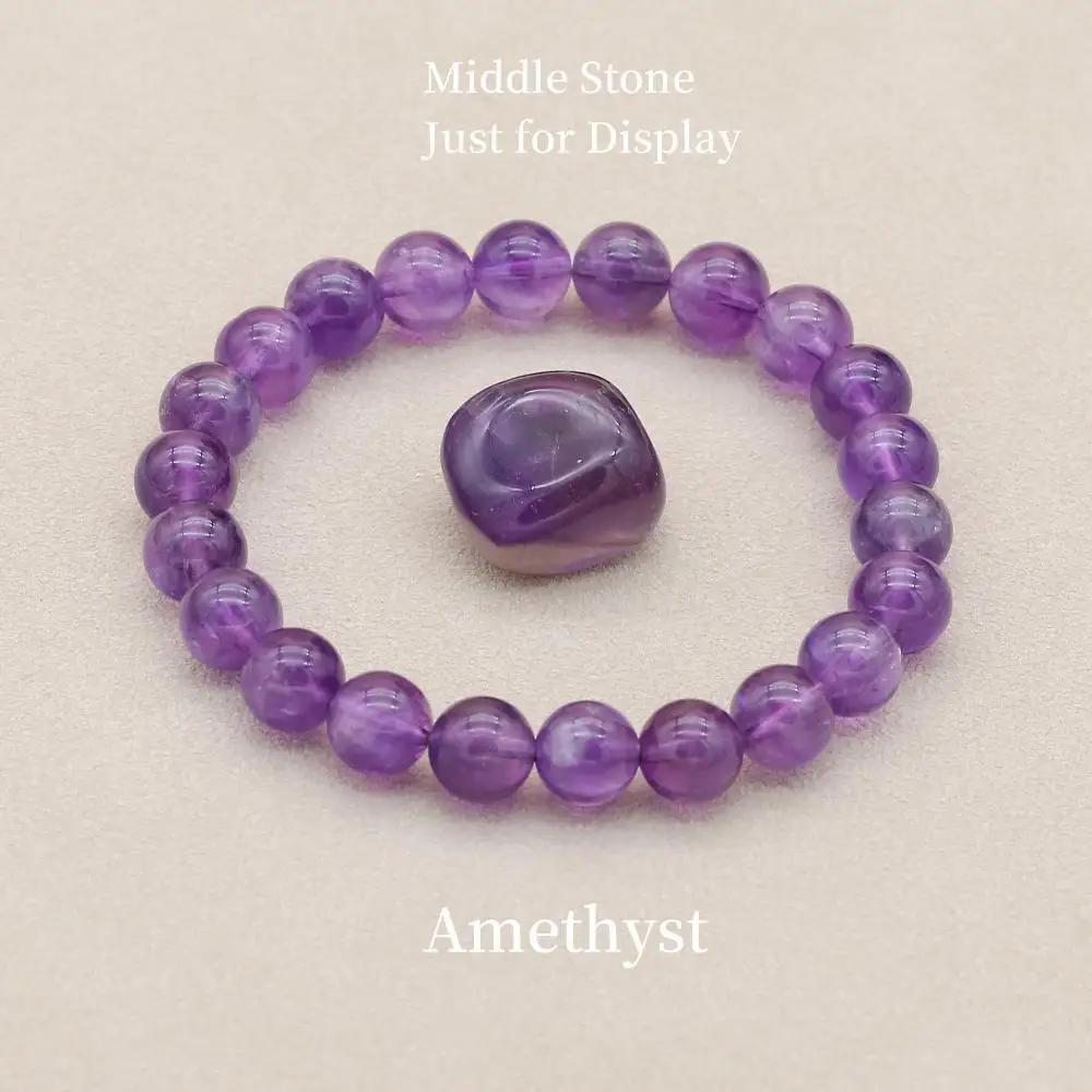 8 mm Naturstein-Türkis-Perlenarmband, Lava-Tigerauge, Chakra-Strang-Armband, Modeschmuck für Damen und Herren von Joom DACH