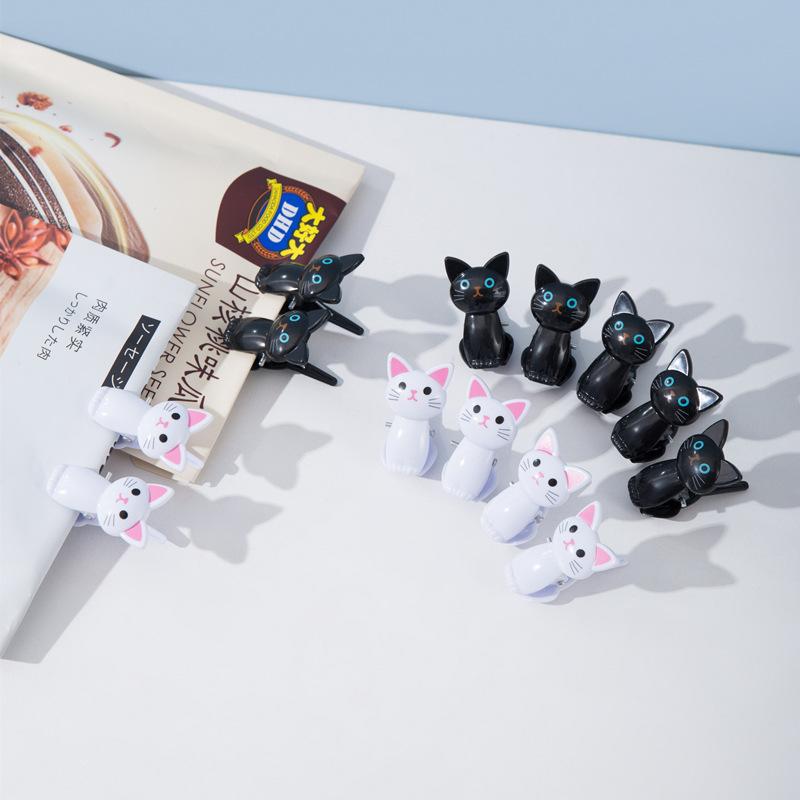 8 teile/satz Nette Katze Kunststoff Clips Wäsche Hängen Kleidung Pins Haushalt Wäscheklammern Strand Handtuch Clips Clamp Snacks Abdichtung Clips weiß von Joom DACH