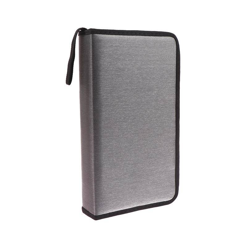 80 Blatt Auto-CD-Hülle, Disc-DVD-Aufbewahrungstasche, Handtasche, Album-Organizer graue von Joom DACH