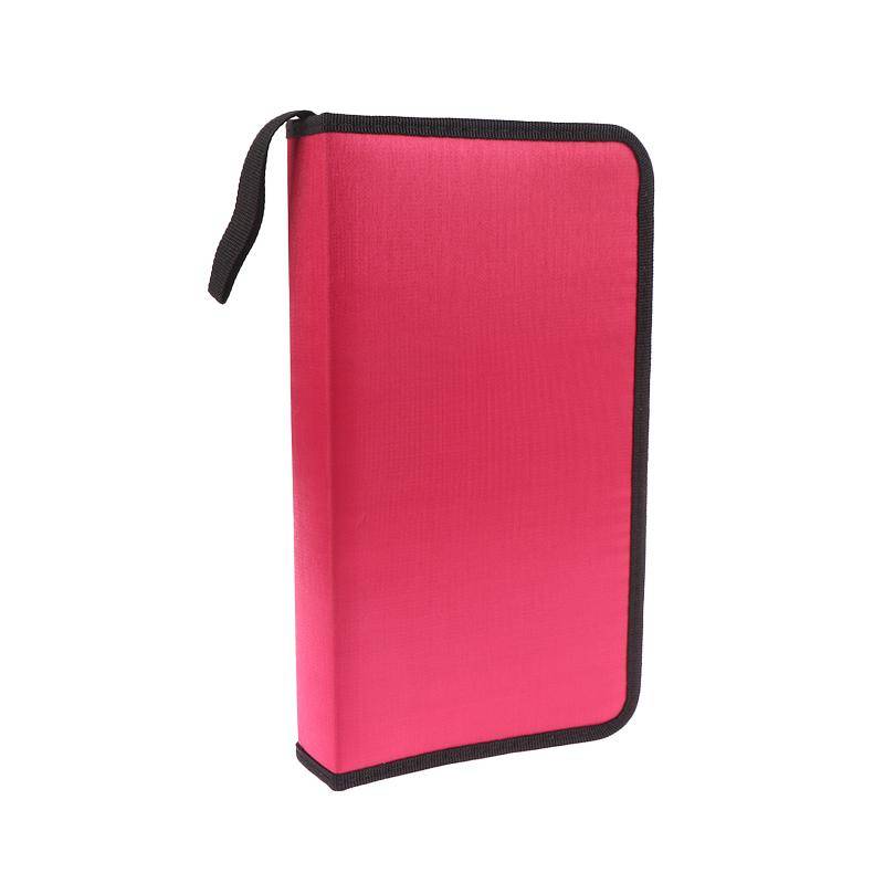 80 Blatt Auto-CD-Hülle, Disc-DVD-Aufbewahrungstasche, Handtasche, Album-Organizer rose rot von Joom DACH