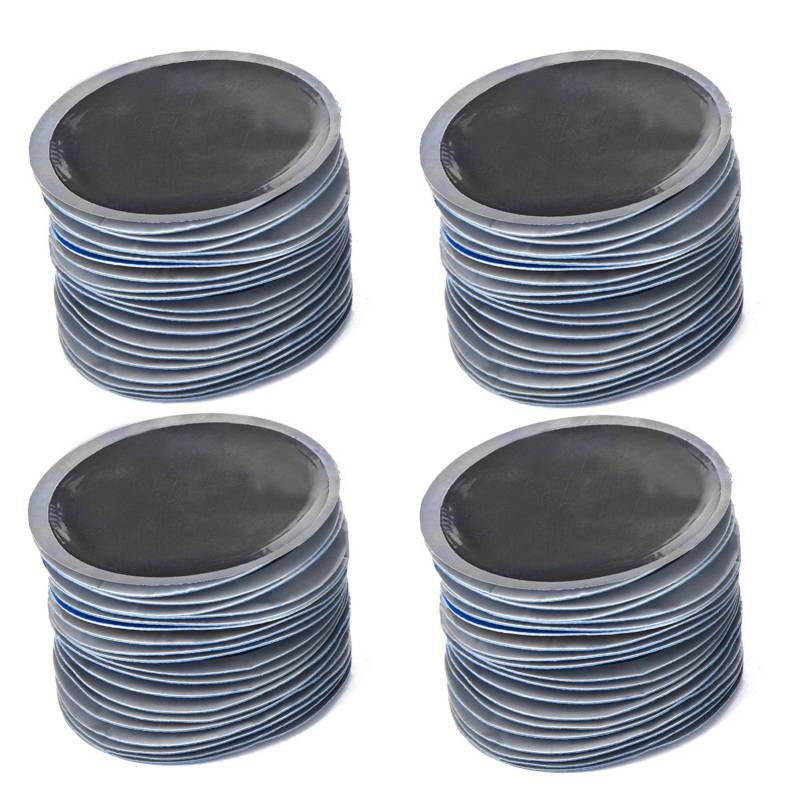 80 Stück/Box 58mm Auto Rund Naturkautschuk Reifen Reparatur Kaltflicken Schlauchlose Flicken von Joom DACH