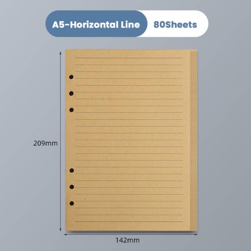 80 blätter A5/A6/A7 Lose Blatt Papier Kraft Papier Notizblock Innen Papier A5-Yellow-Horizontal Line 80 blätter A5/A6/A7 Lose Blatt Papier Kraft Papier Notizblock Innen Papier A5-Yellow-Horizontal Line von Joom DACH