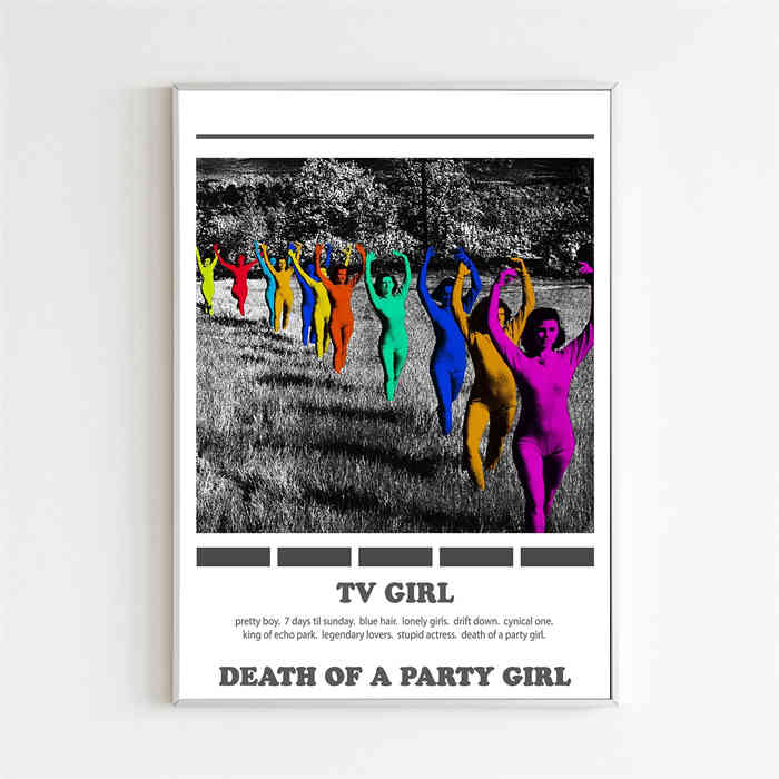 80er Jahre Retro Tv Girl Poster Rock Sänger Ästhetik Musik Album First Love Bilder für Zimmer Leinwand Malerei Wand Kunst Home Decor 30x40cm No Frame von Joom DACH