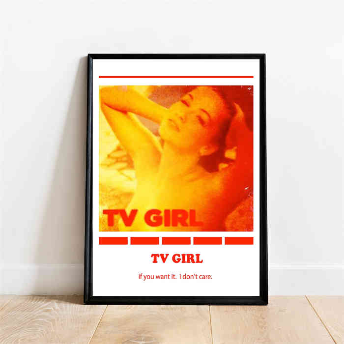 80er Jahre Retro Tv Girl Poster Rock Sänger Ästhetik Musik Album First Love Bilder für Zimmer Leinwand Malerei Wand Kunst Home Decor 30x40cm No Frame von Joom DACH