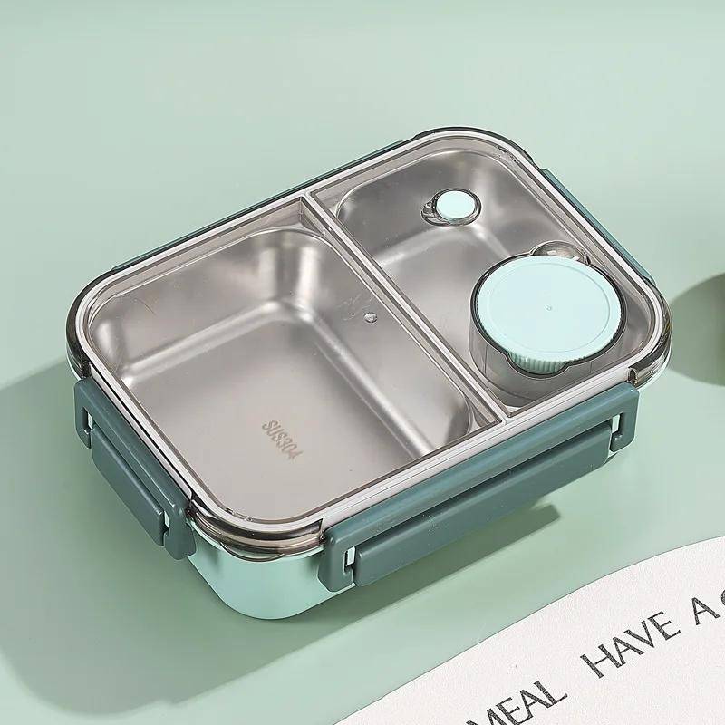 850ml Tragbare Lunchboxen für Kinder Erwachsene Thermo Suppe Bento Box Edelstahl Isolierte Heizung Lebensmittel Lagerung Container 850ml von Joom DACH