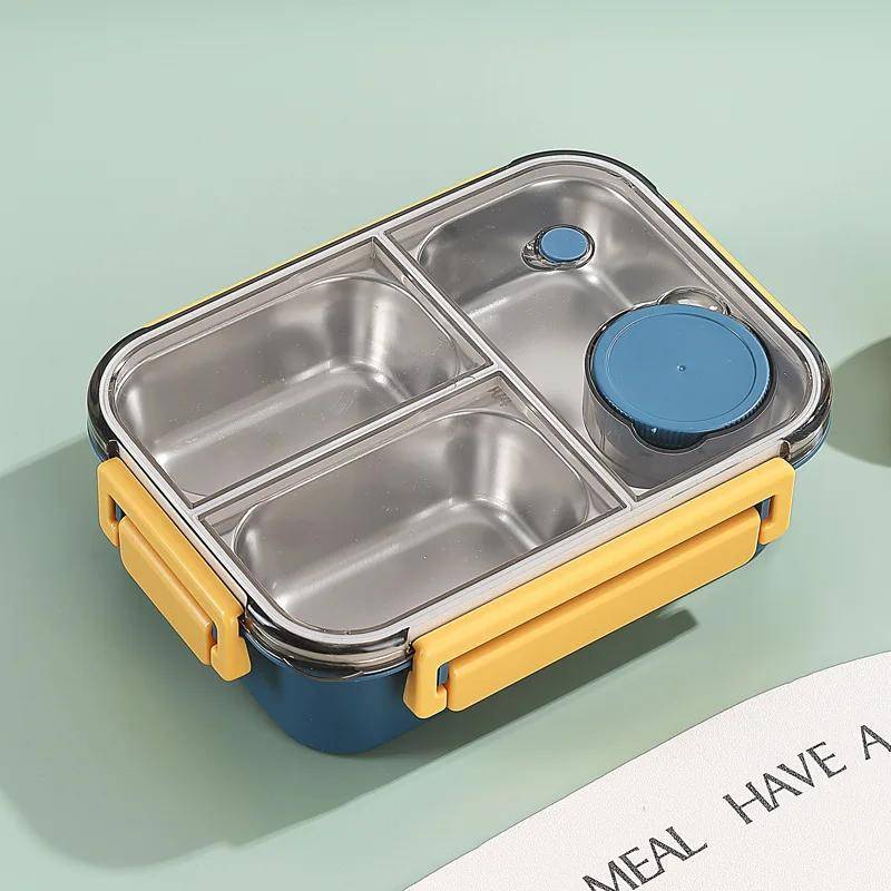 850ml Tragbare Lunchboxen für Kinder Erwachsene Thermo Suppe Bento Box Edelstahl Isolierte Heizung Lebensmittel Lagerung Container 850ml von Joom DACH
