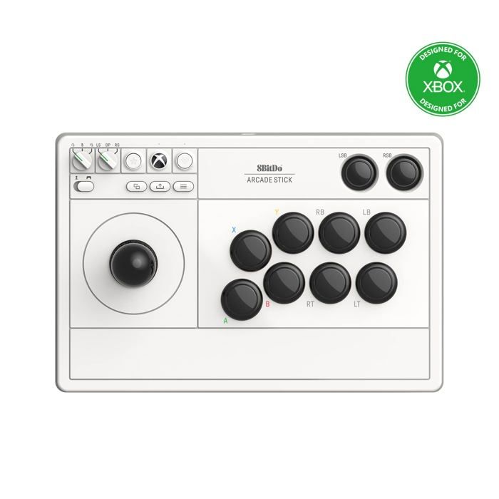 8Bitdo Arcade Stick 2.4G/USB für Xbox Series X/S, Xbox One und Windows - Weiße Edition weiß 8Bitdo Arcade Stick 2.4G/USB für Xbox Series X/S, Xbox One und Windows - Weiße Edition weiß von Joom DACH