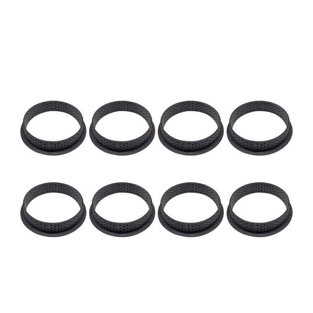8PCS DIY Torte Ring Silikon Form Kuchen werkzeuge Französisch Dessert Backformen Cutter Runde Form Dekorieren Werkzeug Perforierte Mousse von Joom DACH