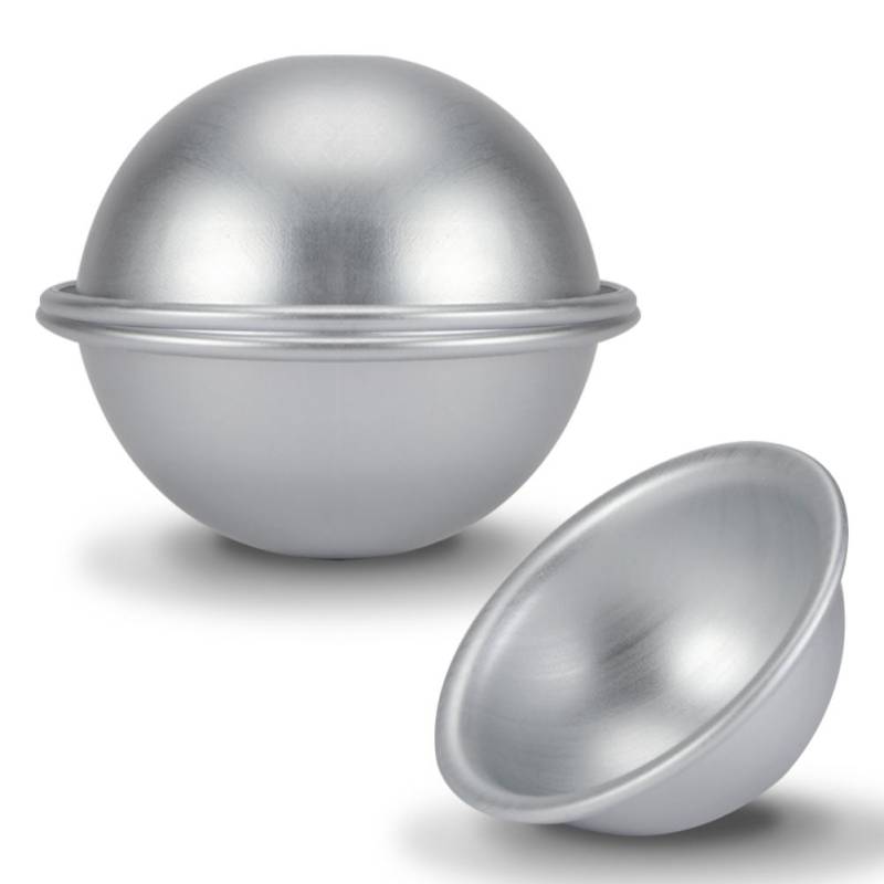 8cm Halb Ball Kuchen Form Aluminium Hemisphäre Kuchen Pan Bikini Kuchen Dessert Pudding Backform von Joom DACH
