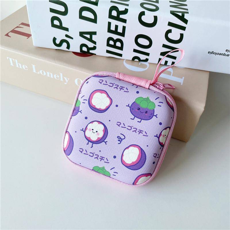 9,5*13,3 cm Kopfhörer Box Zipper Datenkabel Ladeleitung Kabel Lagerung Fall Tasche Frauen Mädchen Lippenstifte Karten Münze lagerung Box 7.5*7.5CM von Joom DACH
