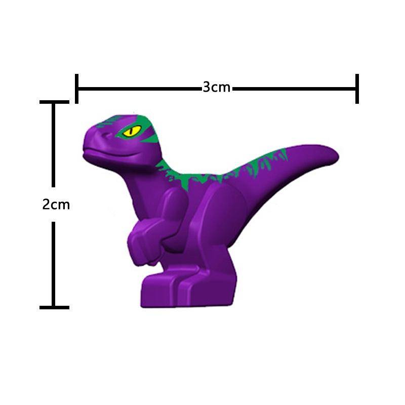 9 Farbe 2CM Mini Baby Dinosaurier Bausteine Spielzeug Ziegel Figuren Spielzeug Kinder Geburtstag Weihnachtsgeschenk 20pcs von Joom DACH