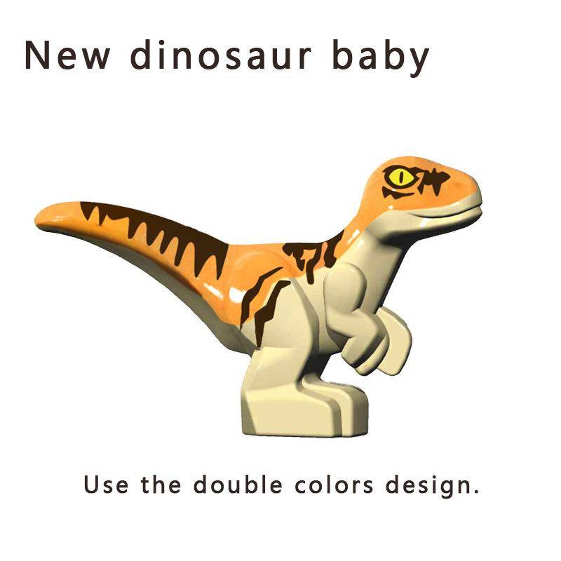 9 Farbe 2CM Mini Baby Dinosaurier Bausteine Spielzeug Ziegel Figuren Spielzeug Kinder Geburtstag Weihnachtsgeschenk 5pcs gold von Joom DACH