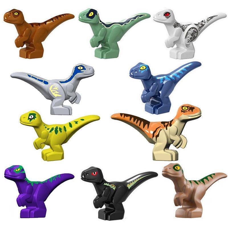 9 Farbe 2CM Mini Baby Dinosaurier Bausteine Spielzeug Ziegel Figuren Spielzeug Kinder Geburtstag Weihnachtsgeschenk 9pcs bunt von Joom DACH