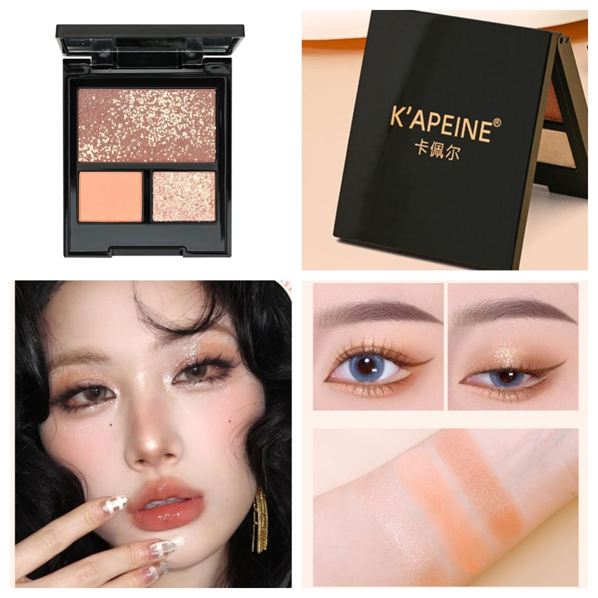 9 Farben Punk Smokey Matte Glitter Lidschatten-Palette Schimmer Lidschatten Make-up-Palette Cool getönte graue schwarze Augenpigmentpalette von Joom DACH