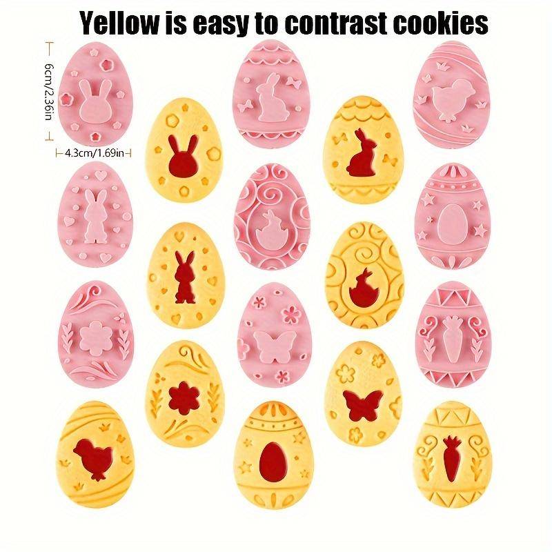 9 Pcs Ostern Können Sauce Sandwich Cookie Form 3d Kunststoff Stereoskopischen Cookie Presse Backen Hause Geprägte Stempel 1 mold + 9 stamps von Joom DACH